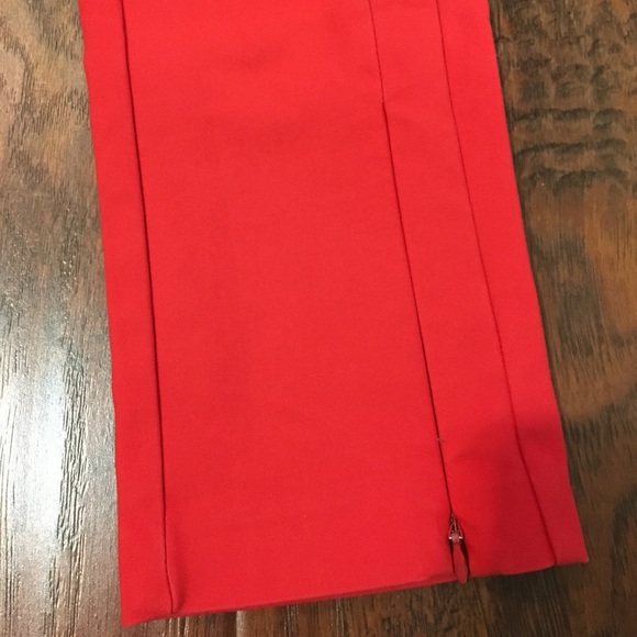 JOE FRESH red pants skinny size 0 - Picture 2 of 3